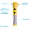 (BT-6118/BT6115)Red/Yellow Multi-functional car safety hammer with Flashlight