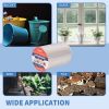 Waterproof Tape for Leaks Aluminum Butyl Tape with Adhesive for RV Repair, Glass Repairs, Air Mattress Patch, Window Caulking, Boat Sealing