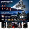 Rechargeable Head Lamp for Camping/Running/Hiking/Fishing