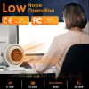 300W Space Heater with 30° Tilting Angle 3S Fast Heating Portable Desktop Electric Heater For Indoor Use With Overheat Protection Tip Over Protection