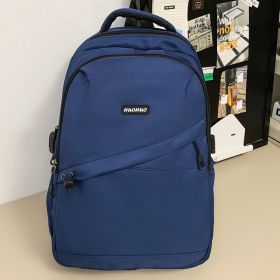 Lightweight And Large Capacity, Computer Luggage Bag, Travel Backpack (Color: Blue)